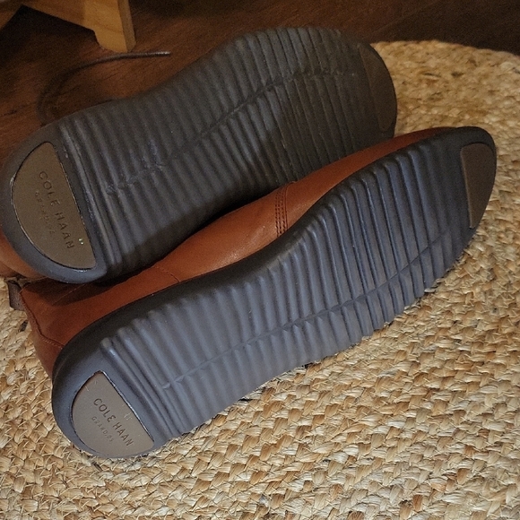 Cole Haan Zerograund Brown Leather Chukka Boots - Picture 8 of 9